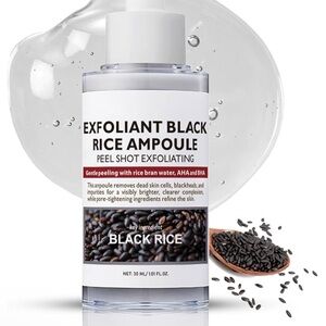 Black-Rice Peeling Ampoule, Face Exfoliator Pore Minimizer for Face New